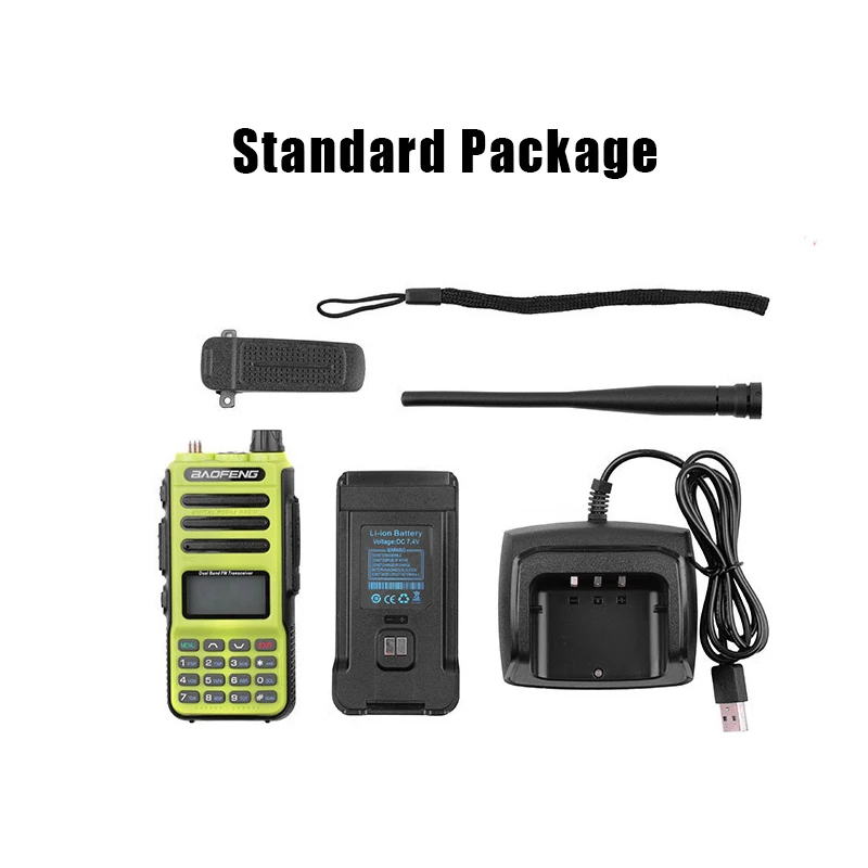 2022 Baofeng USB C Walkie Talkies Largo Alcance Radio Station UHF VHF Two Way Radio Support Type C Charging Ham Radio UV8R UV82