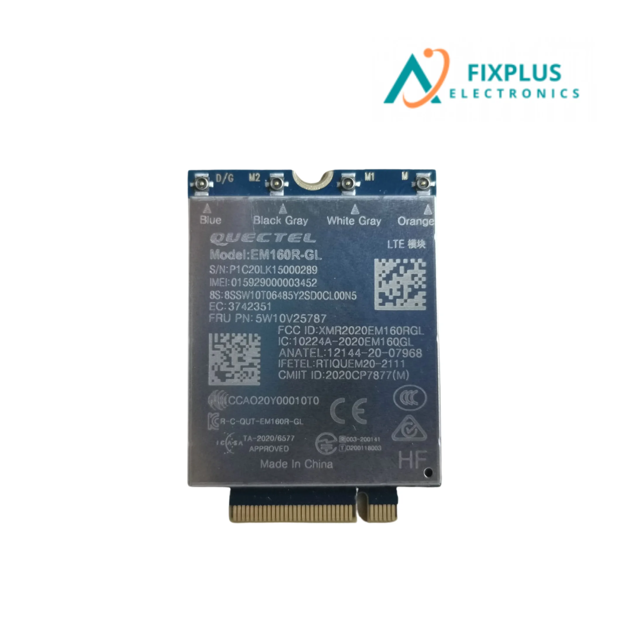 Quectel SDX24 EM160R-GL 4G LTE CAT16 PCIE WWAN модель 5W10V25787 для Thinkpad P15s T15 T14 P14s Gen 2 |