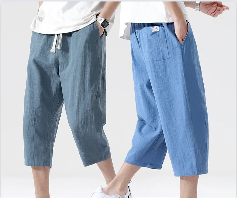 Бриджи мужские летние с эластичным поясом 6 цветов