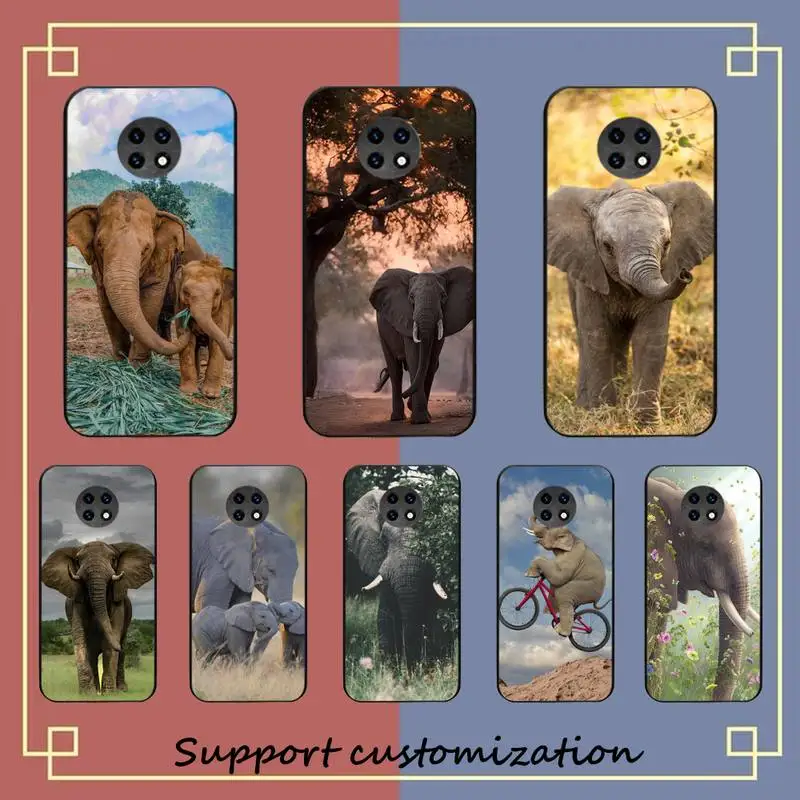 

Animal Elephant Phone Case for Samsung S20 lite S21 S10 S9 plus for Redmi Note8 9pro for Huawei Y6 cover