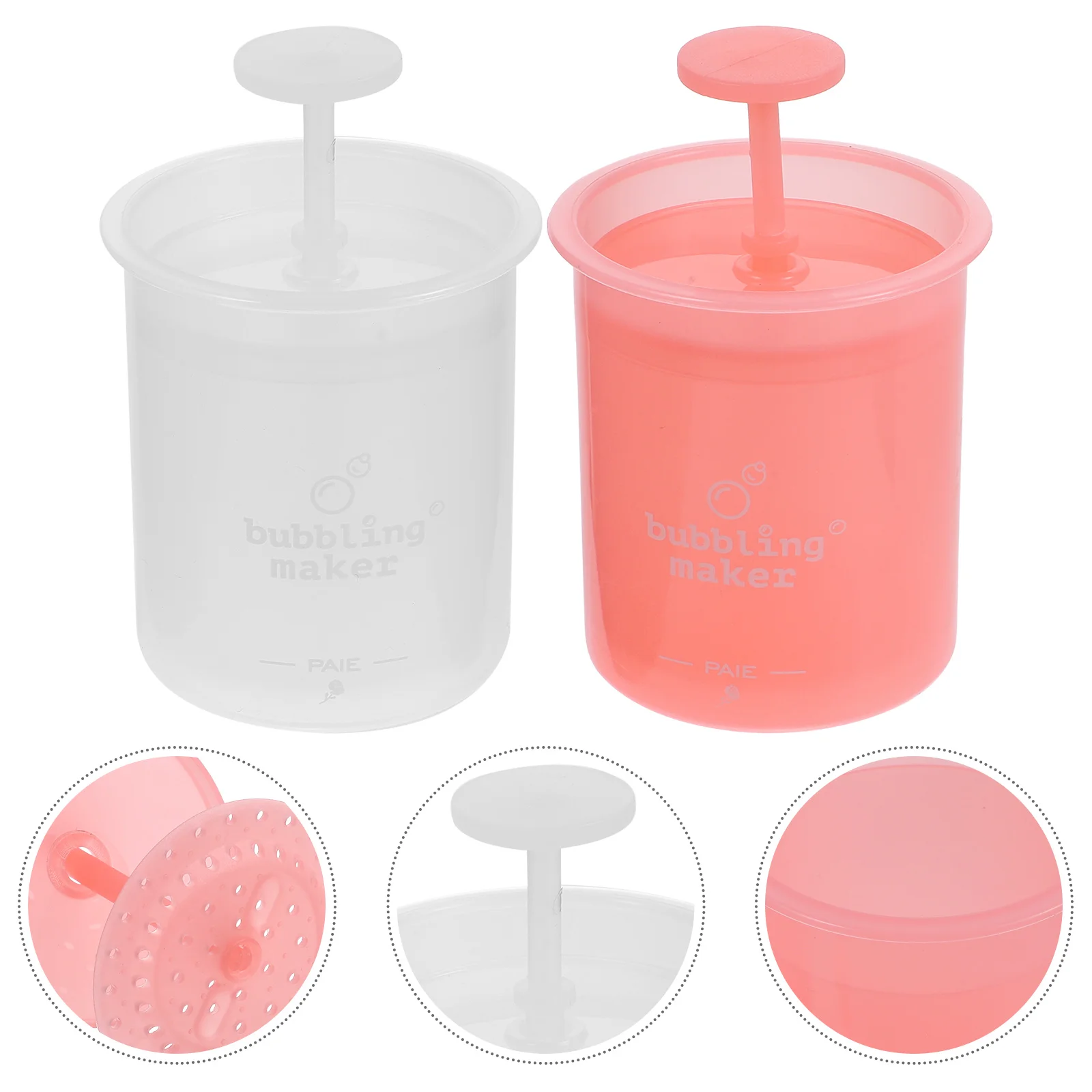 

4 Pcs Facial Cleanser Clean Face Washer Cleansing Milk Face Clean Face Washing Tools Maker Machine Pp Travel