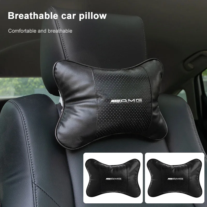 Подушка для подголовника автомобильного сиденья защитная подушка шеи Mercedes Benz AMG A