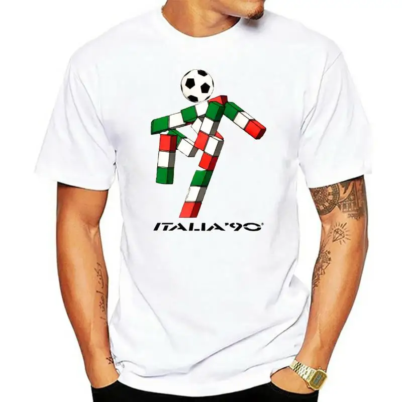 

Italia 90 Football Mascot Italy Tumblr Soccer Mens Retro 2 T Shirt
