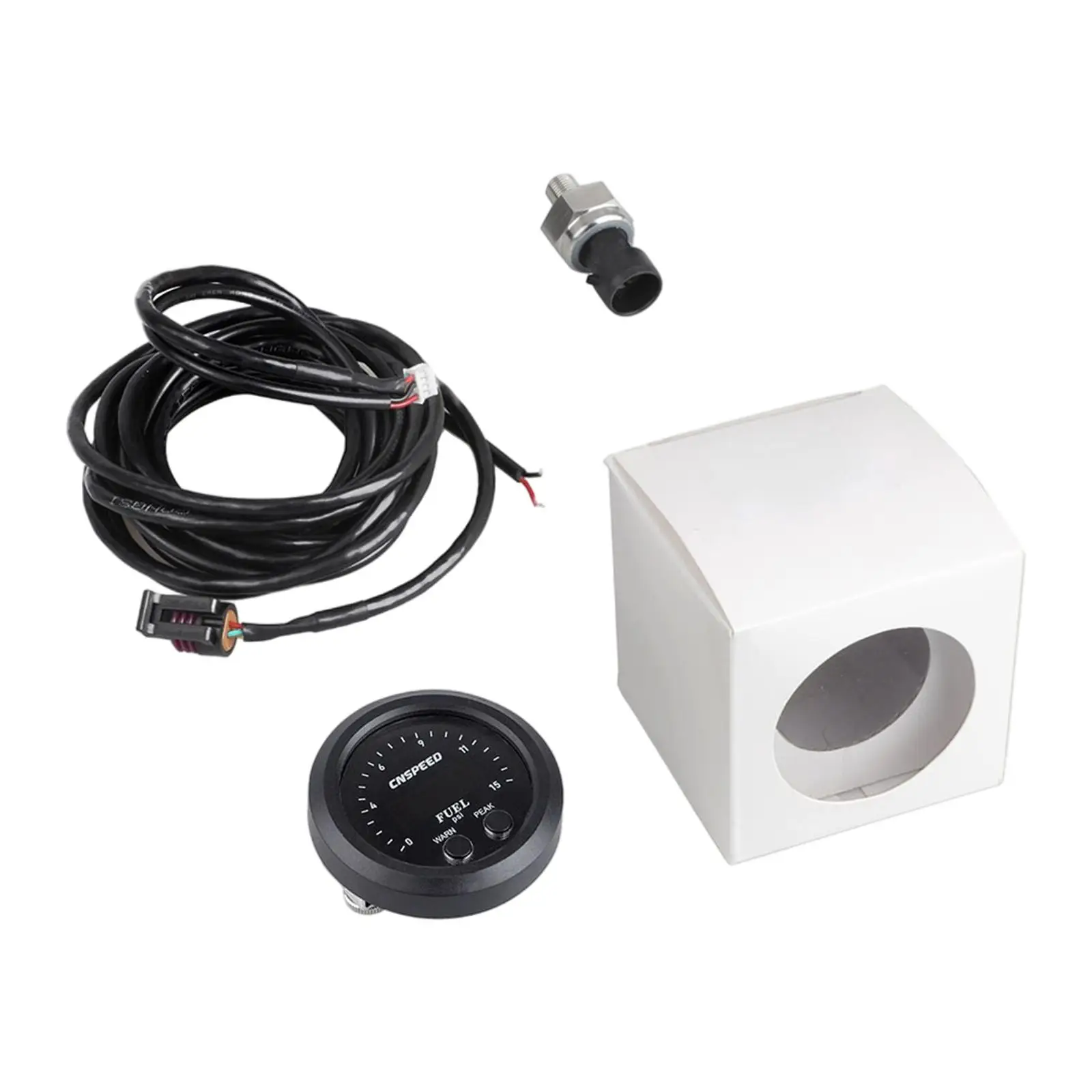 

0-15PSI Fuel Pressure Red Electronic Universal Thin for Truck