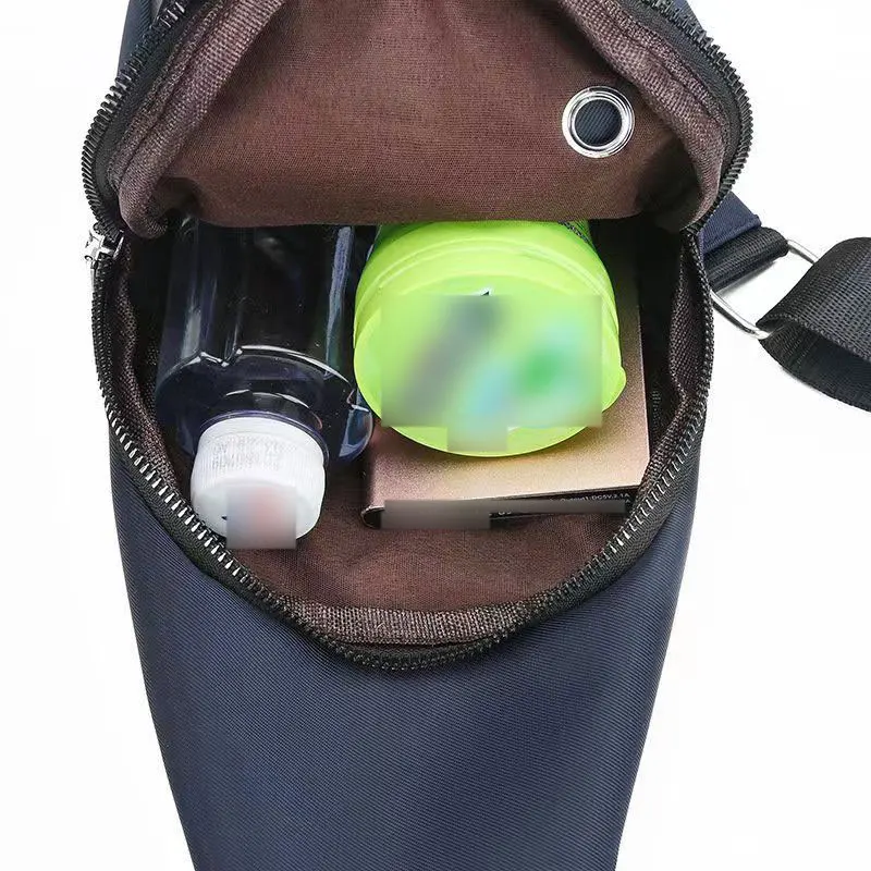 Men's Chest Bag Solid Color Men Chest Bag Outdoor Casual Messenger Bags Crossbody Bag USB Charging Waist Bag Sports Shoulder Bag