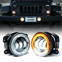 jeep wrangler applicable to automobile led fog lamp 4 30w with aperture harley motorcycle modified headlights
