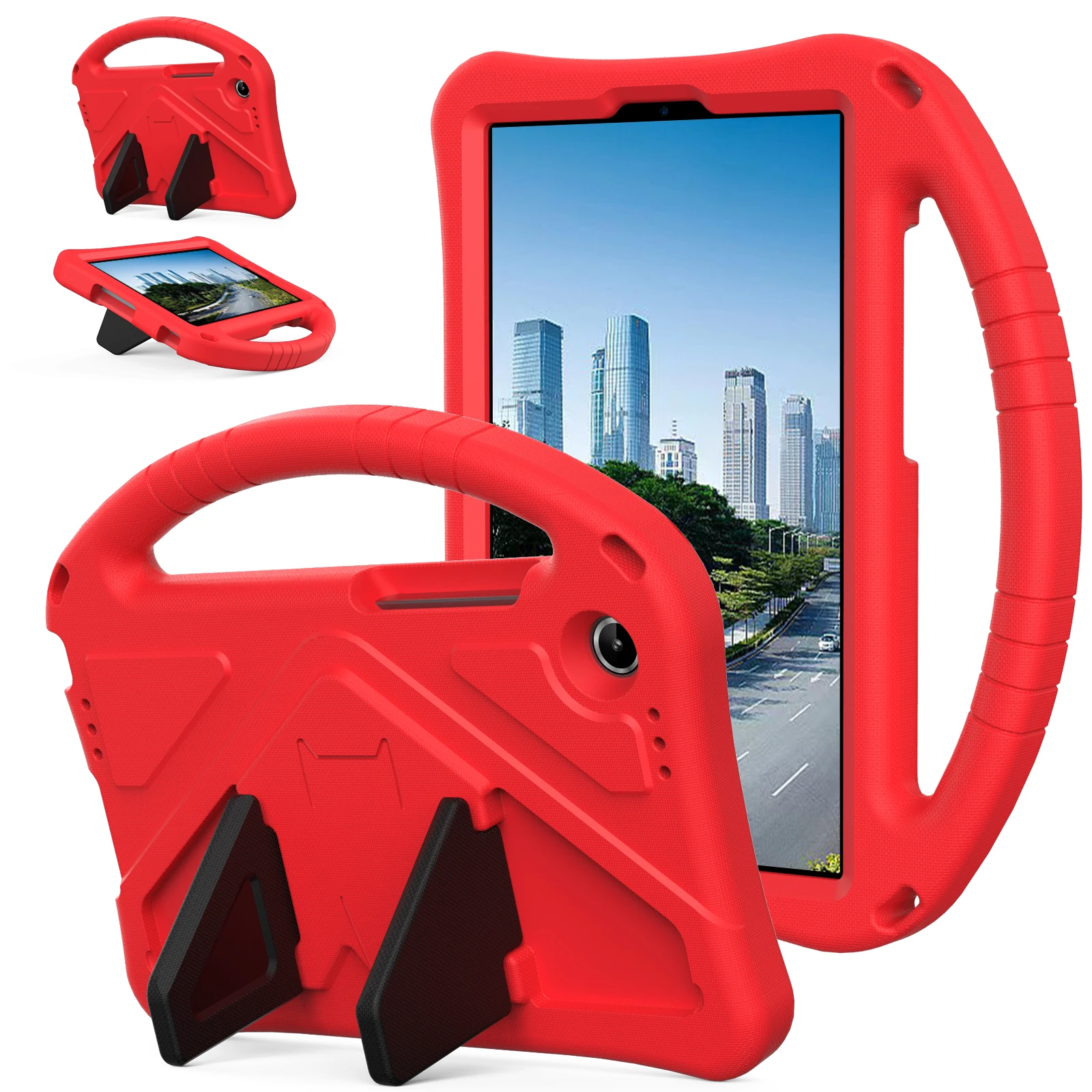 Фото Детский мягкий чехол для планшета из ЭВА для Nokia T20 T21 10.36 2021/2022, противоударный чехол с подставкой №1