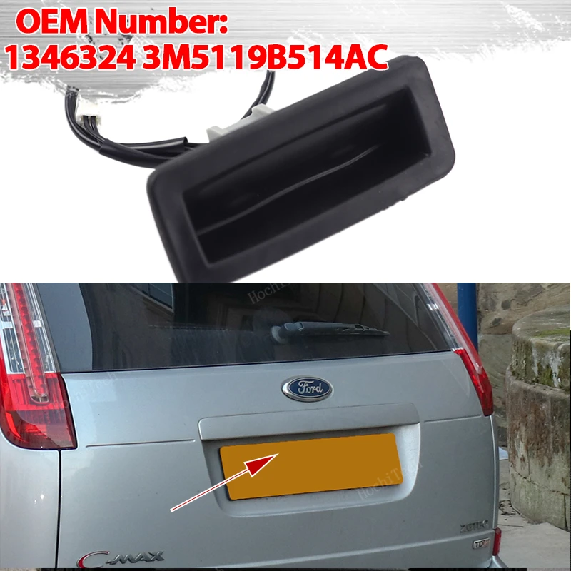 Задний замок багажника переключатель ручка задней двери для Ford Focus C-MAX CAP 03-07 CAB