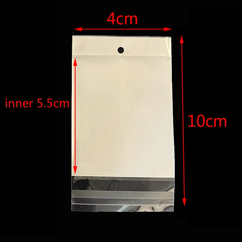 Самозапечатывающиеся пакеты Ailimi белые для ювелирных изделий 100 шт