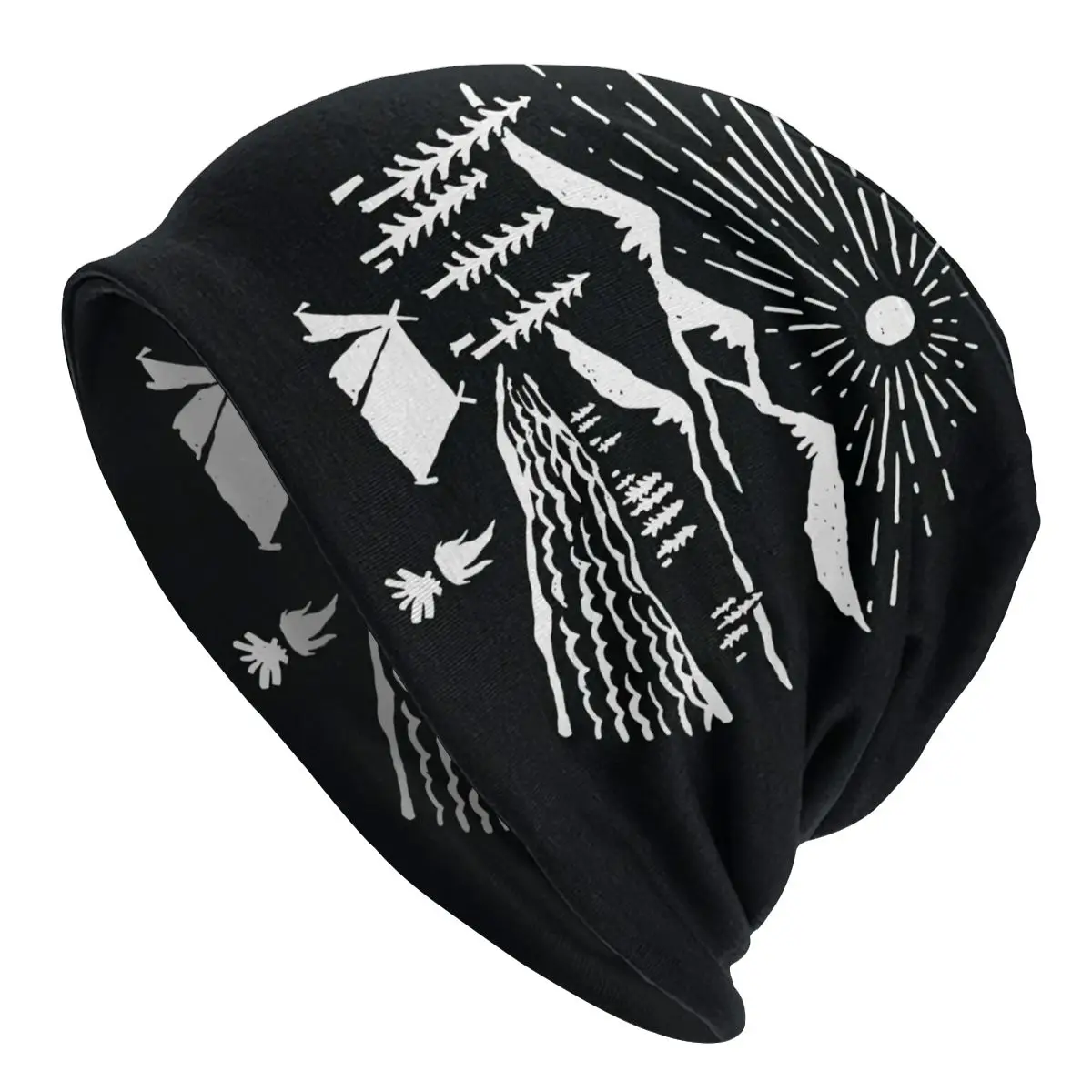 

Шапка-бини для мужчин и женщин, Теплая Вязаная Шапка-бини, для кемпинга, походов, приключений, природы