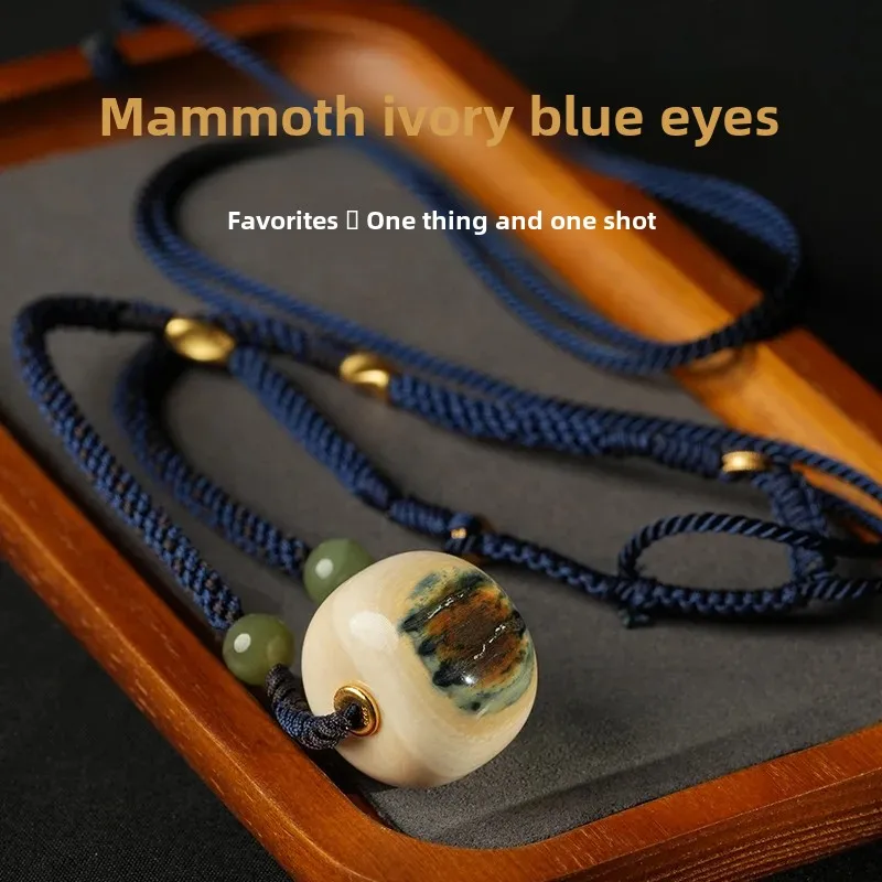 Высококерамический браслет с зубами тигра для мужчин и женщин голубый глаз