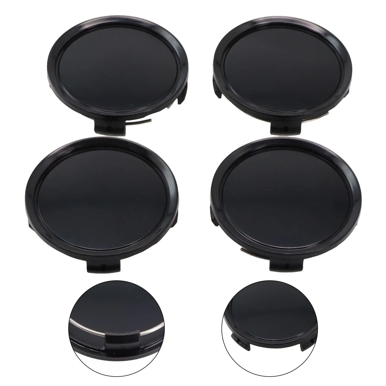 

Universal Hubcap Wheels Center Cap Car Cover Decoration Easy Installation Replacement Set Vehicle 4PCS Durable