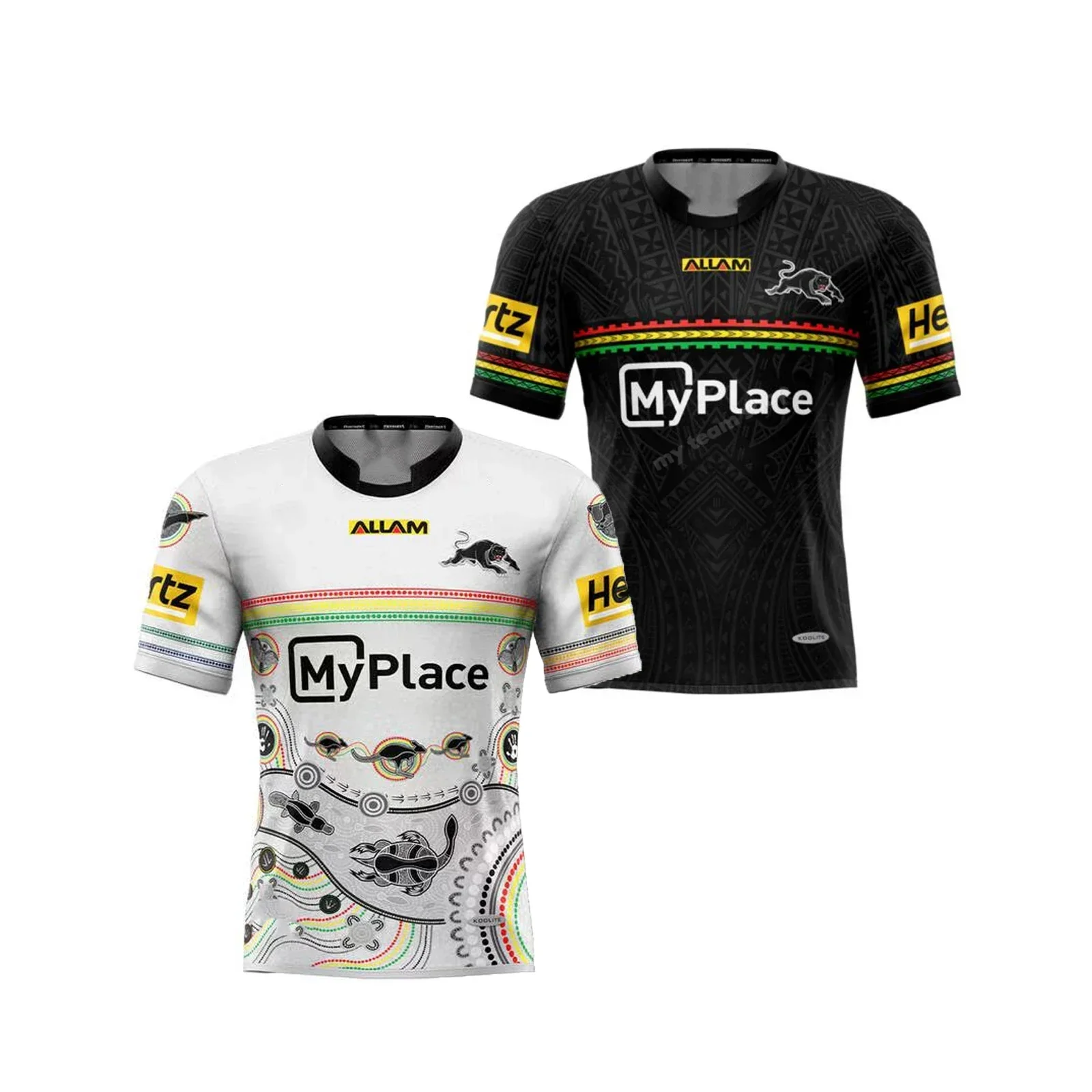 Мужская футболка для регби Penrith Panthers 2024 индивидуальный заказ/ANZAC