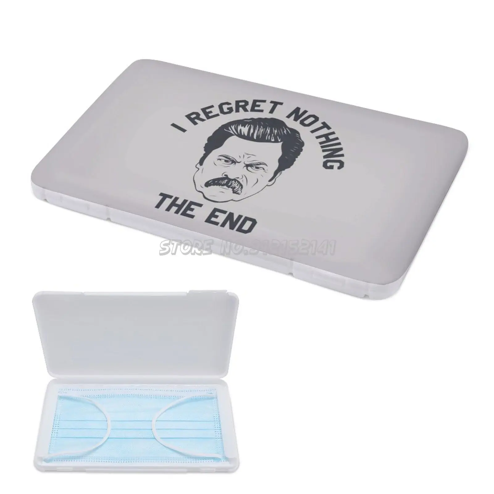 

Коробка для хранения одноразовой маски для лица Ron Swanson, органайзер для маски, Ron Swanson Park and Re