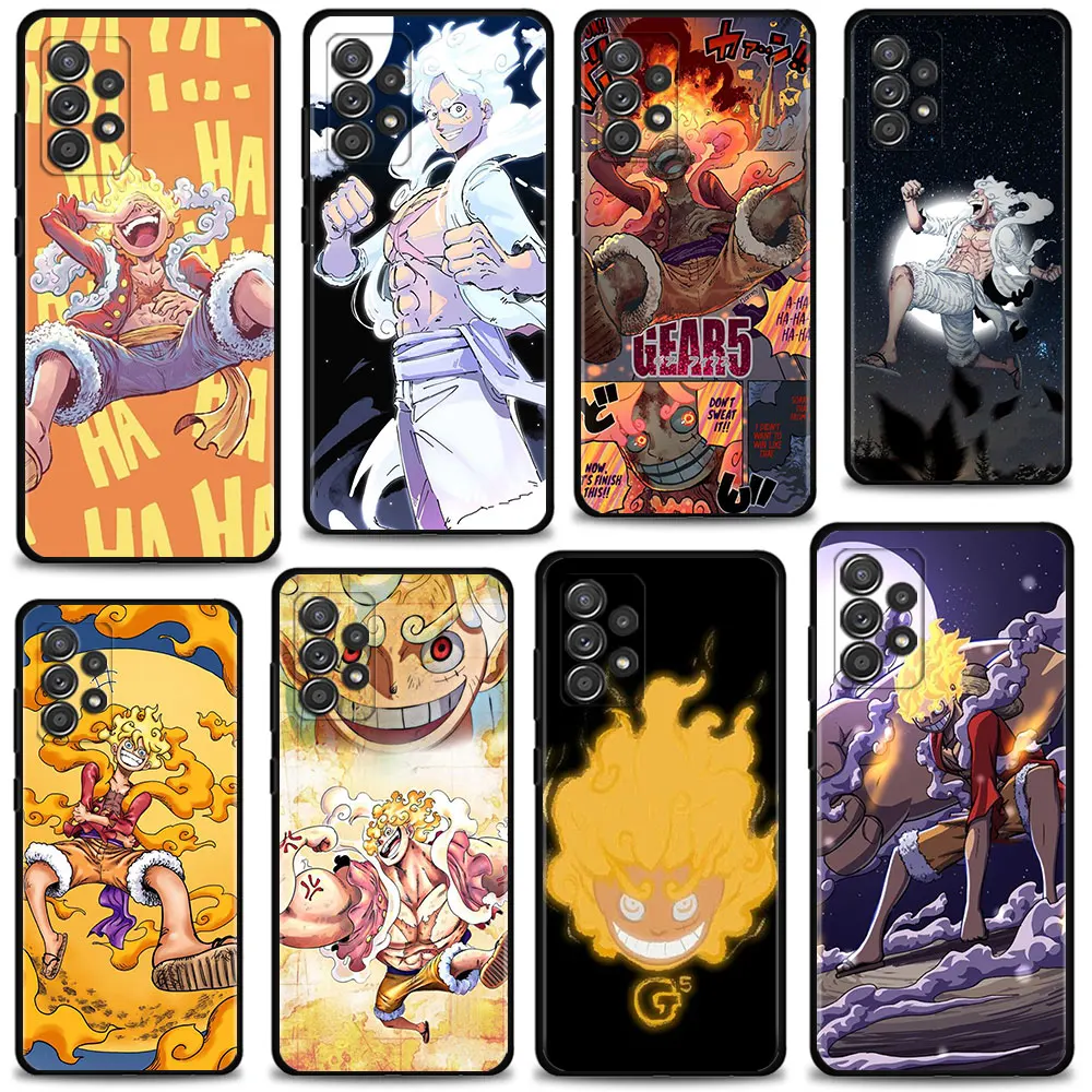 

Case For Samsung Galaxy A12 A52 A51 A13 A32 A21s A71 A31 A02s A30s A53 A72 A11 A73 Celular Funda One Piece Luffy Gear 5 Zoro Art