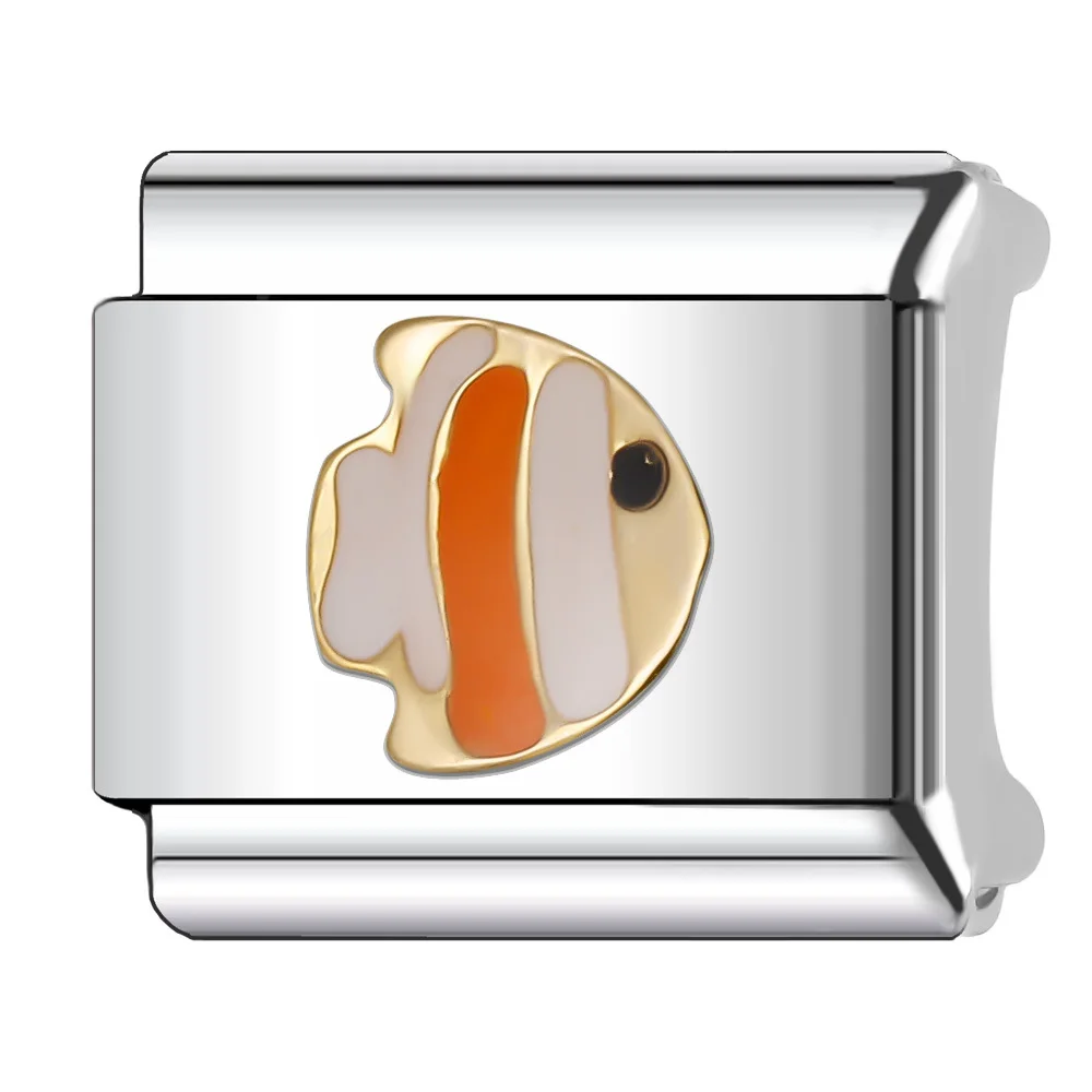 Memnon милые динозавры черепахи крабы кролики Шарм итальянские звенья Подвески