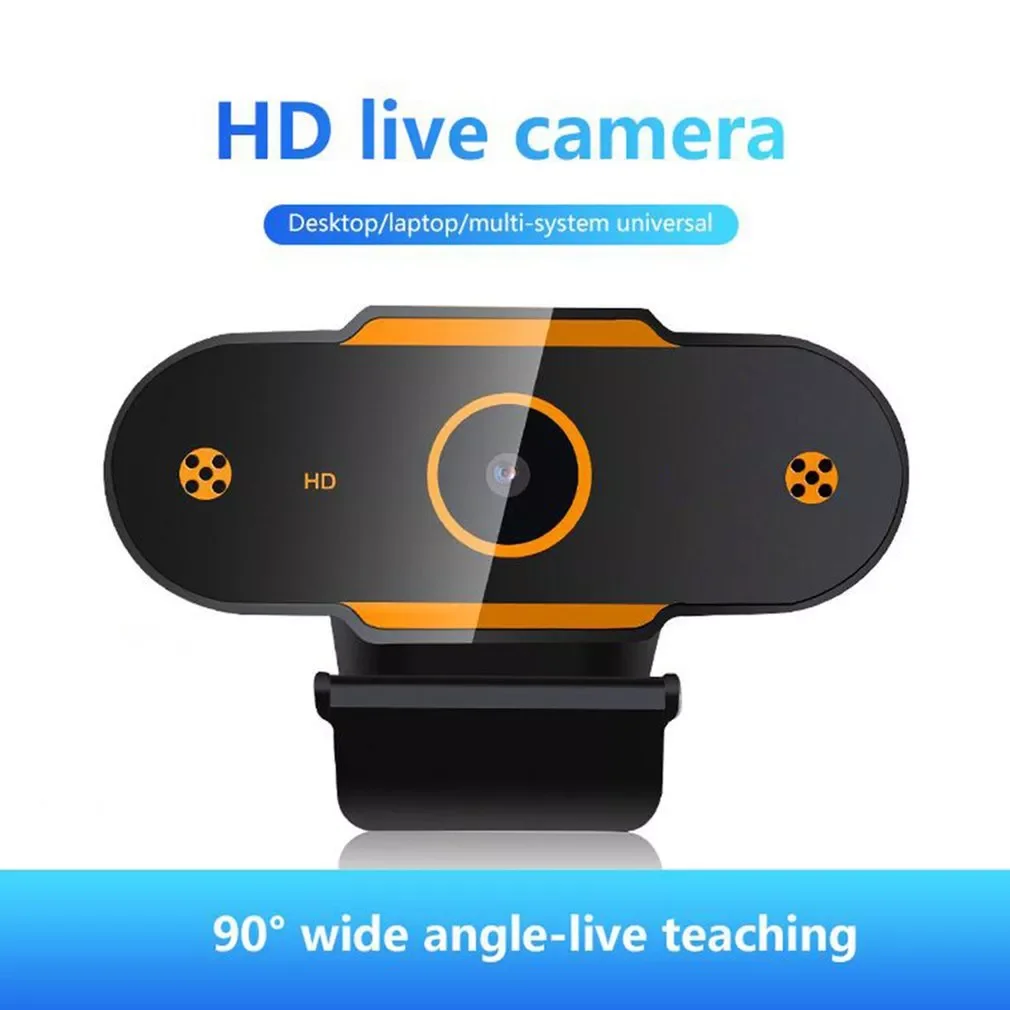 

Auto Focus Webcam Full HD 480P Web Camera with Mic for Live Broadcast Video Online Learning Conference Work