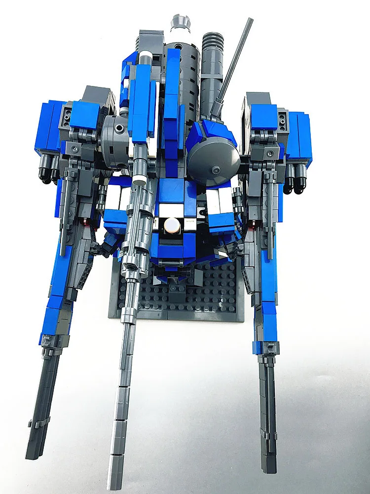 

740pcs Robots Building Blocks Kids Toys Action Anime Figure Sci-Fi Mechanical Armor Adult Antistress Assembled Blocks Toys