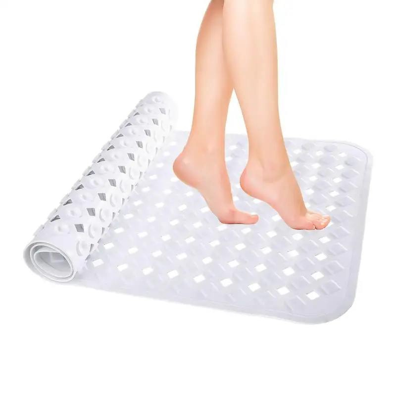 

Anti Slip Mat For Bathtub Washable Non-Slip Mat With Suction Cups Home Tub Mat With Good Drainage Effect For Bathroom Washroom