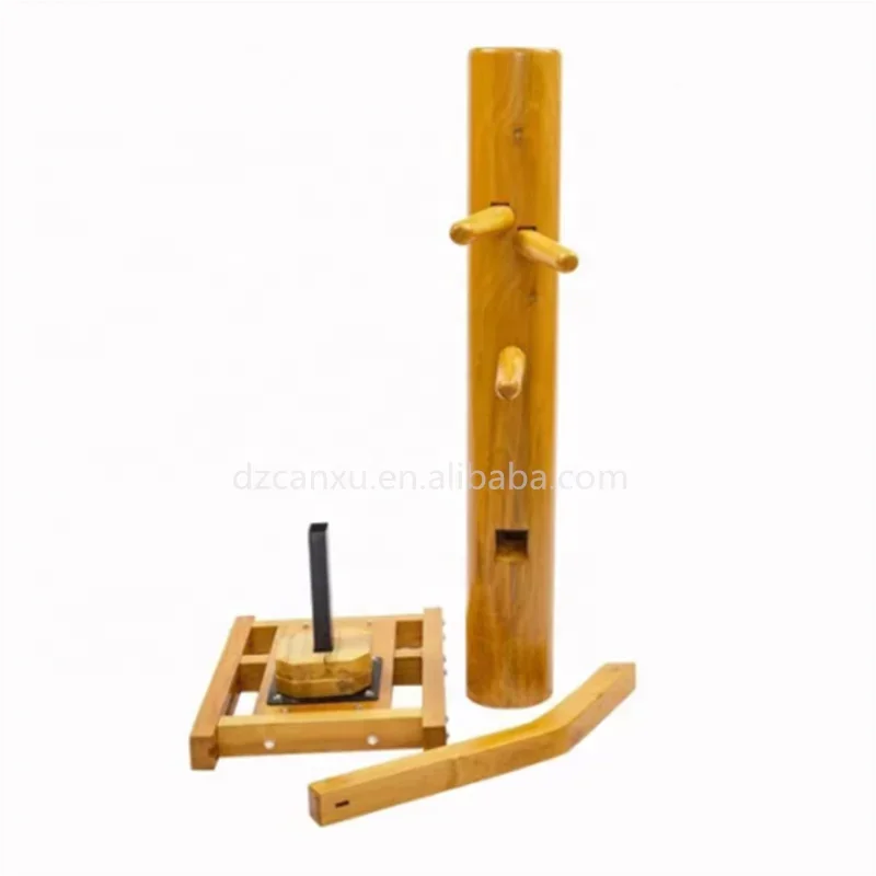 Hochwertige Kung Fu Wing Chun Holz Dummy Kampfsport Trainingsausrüstung Holzpfahl