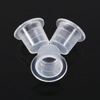 1000pcs sml plastic disposable microblading tattoo ink cups cap permanent makeup pigment clear holder containers accessories