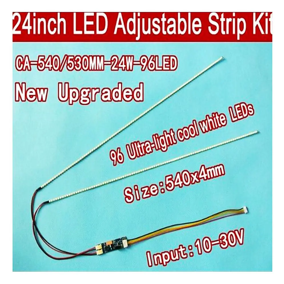 

Universal Upgrade Kit for LED Backlit Lamps for LCD Monitors Support Strips up to 24" 540mm 1sets