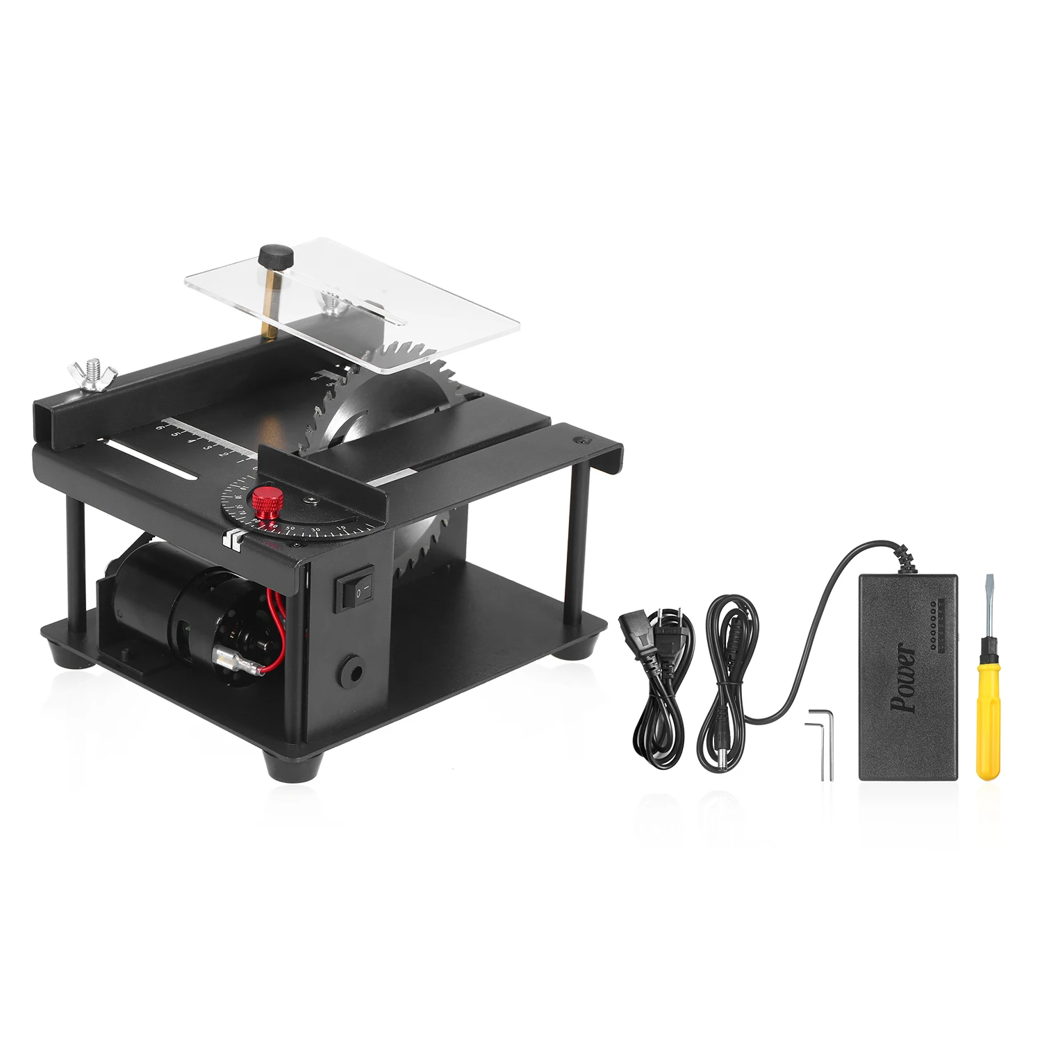 Настольная пила для дерева, пластика, акрила, 110-240 В, 200 Вт