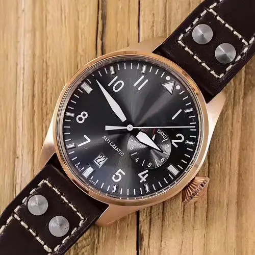 

2019 Top Quality Luxury Wristwatch Big Pilot Midnight Blue/Black Dial Automatic 46MM Men Mens Watch Watches