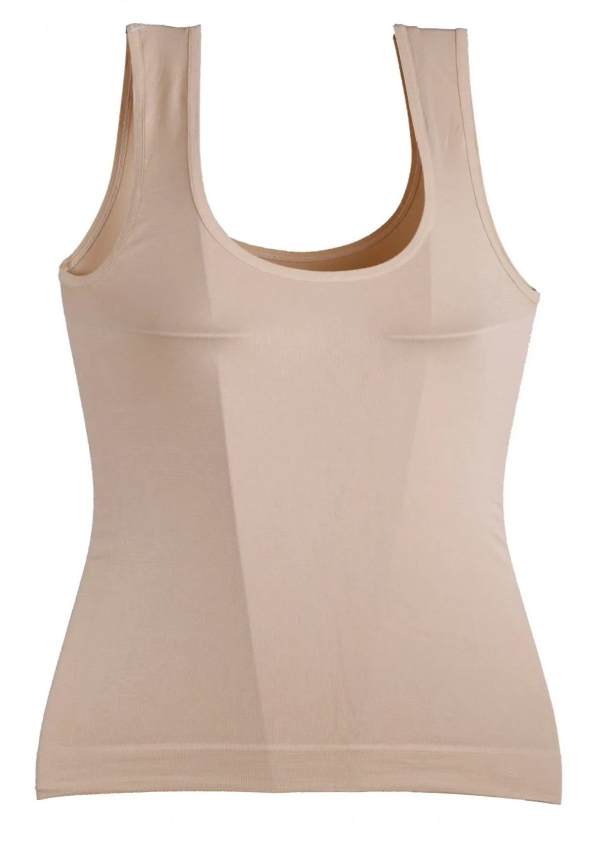 

Fashion Line With Thick Straps Seamless Undershirt 1012