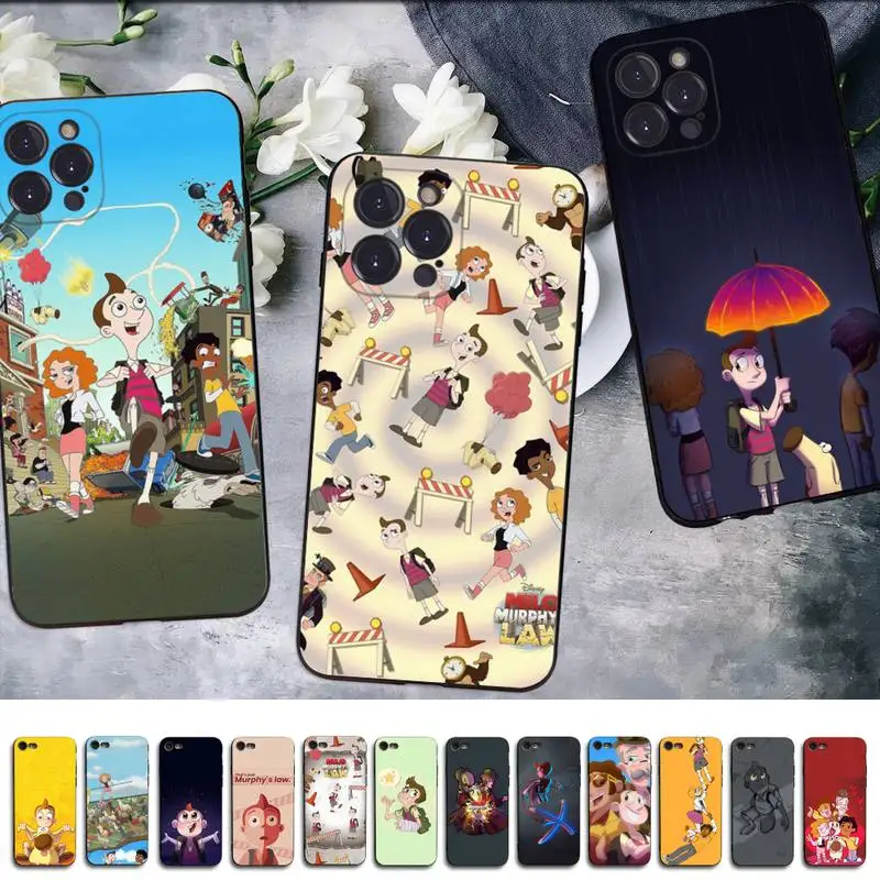 

Disney Milo Murphy's Law Phone Case For iPhone 14 13 12 Mini 11 Pro XS Max X XR SE 6 7 8 Plus Soft Silicone Cover