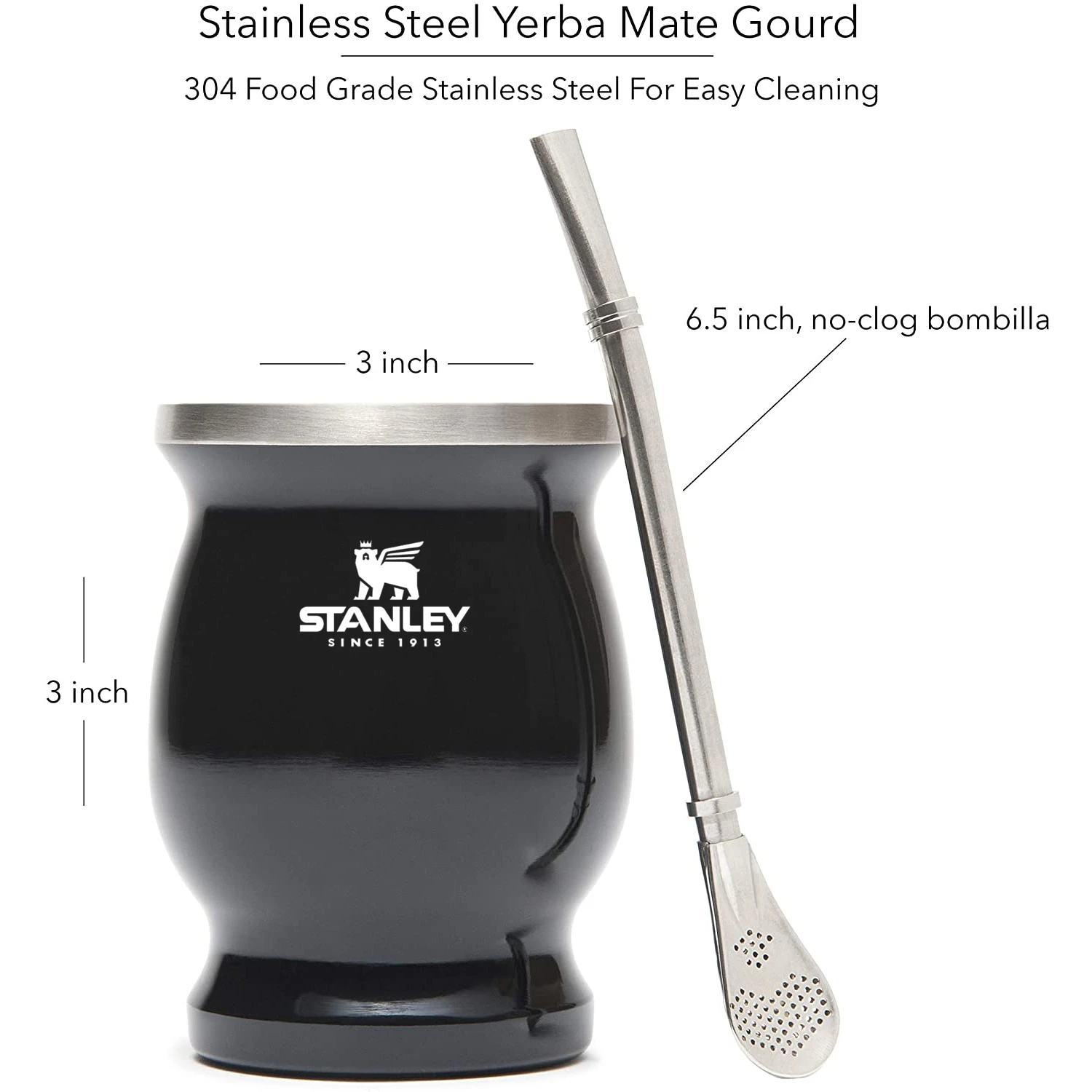 Настольная кружка Stanley из нержавеющей стали вакуумная матовая чайная чашка