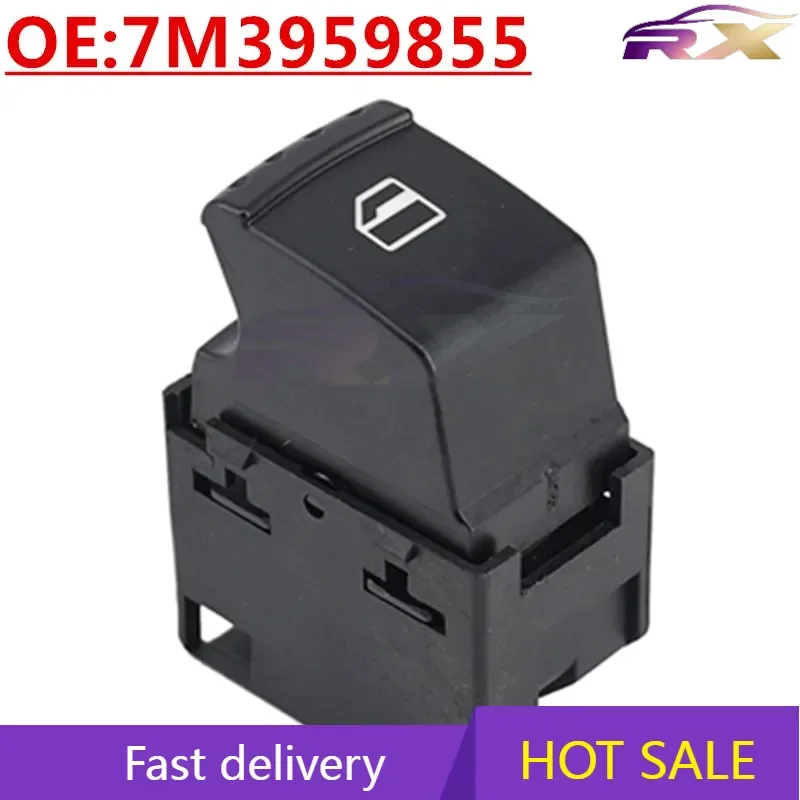 

OEM: 7M3959855 Автомобильные аксессуары, переключатель стеклоподъемника, одиночный переключатель управления окном для Vw Audi