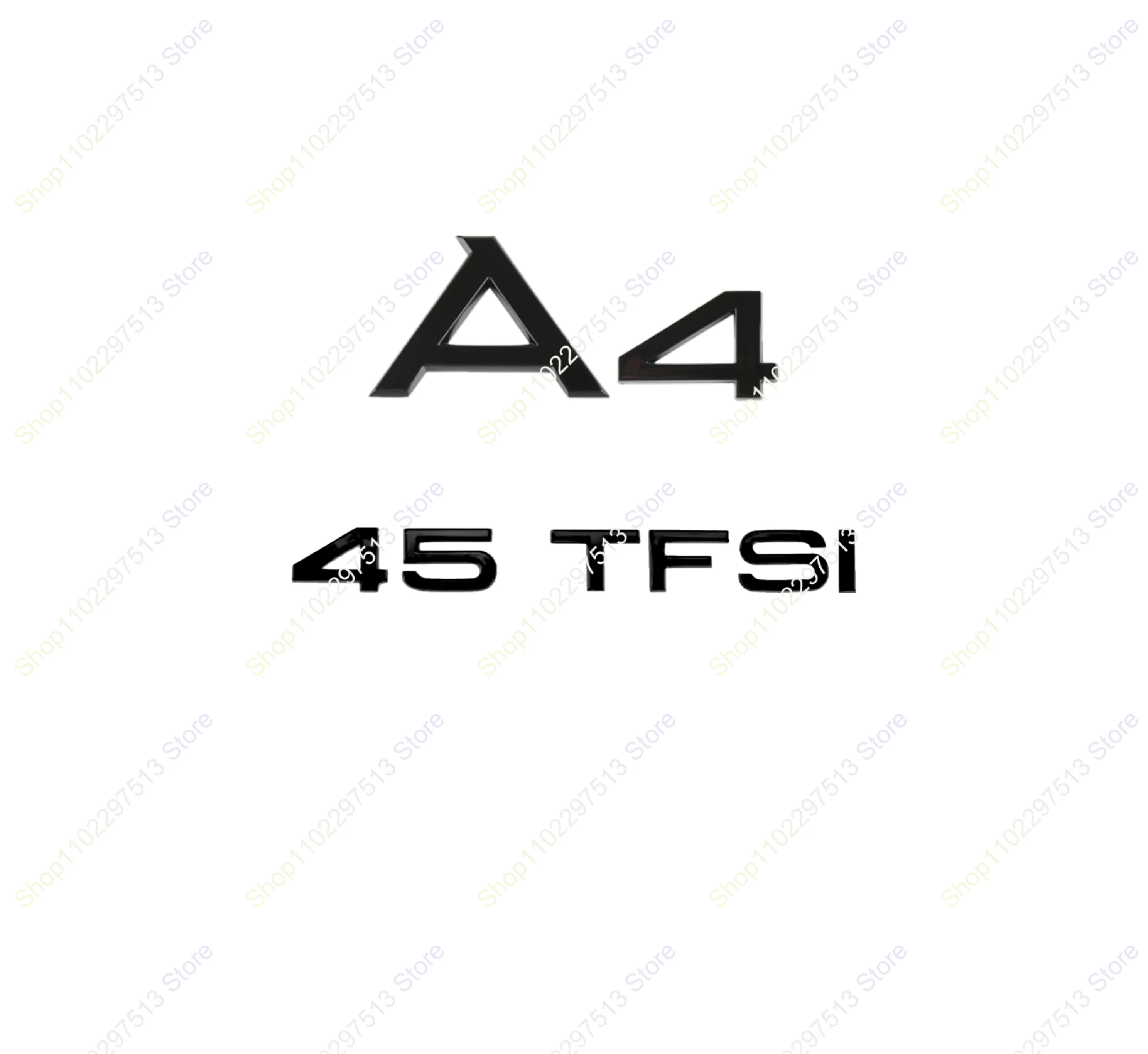 Глянцевые черные буквы и цифры из АБС-пластика TDI TFIS 3.2 1.8T 2.0T 2.0TDI 35TFIS 40TDI для заднего багажника автомобиля серии A4, наклейка-эмблема (art.: 3920da4ef7777) - 3920da4ef7777
