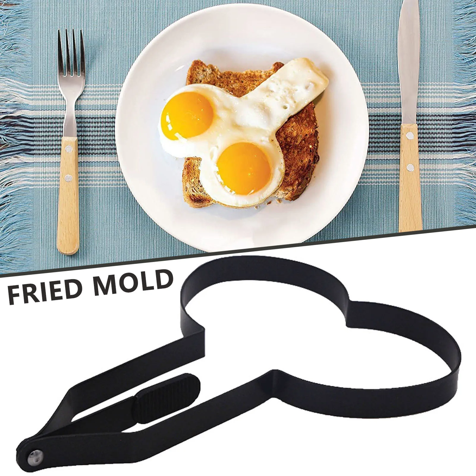 

Fried Egg Stencil Stainless Steel Creative Shape For Breakfast Accessories Stainless Steel Kitchen Accessories Gadget Rings