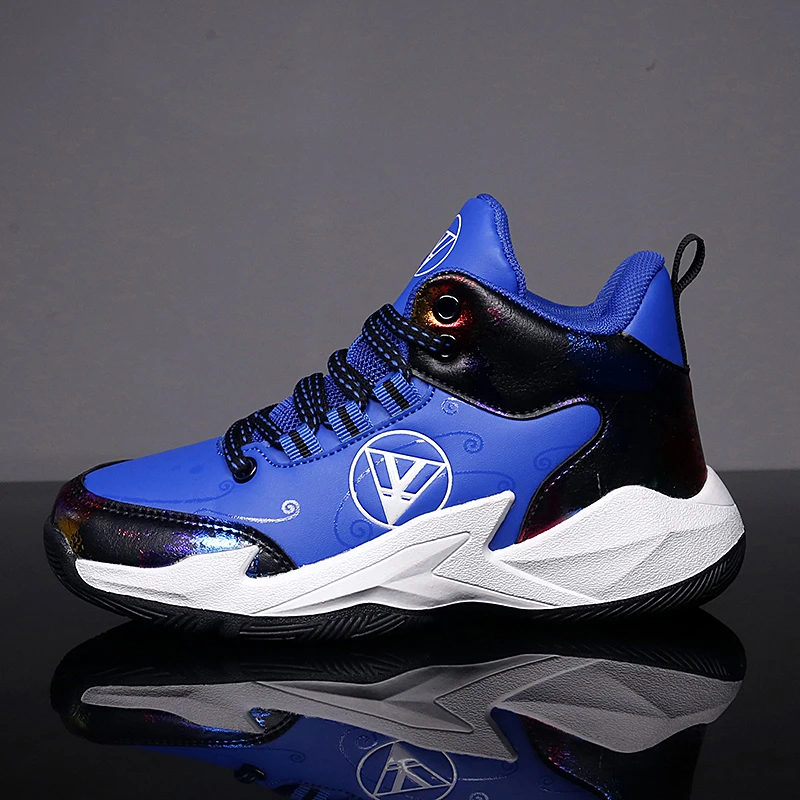 

Children Basketball Shoes Comfortable Boys Basketball Boots Non Slip Training Athletic Sneakers All Seasons Running Trainers