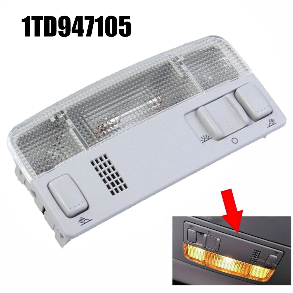 

1pc Car Front Roof Dome Reading Lamp Light For Golf For Touran For MK4 For Bora For Cordoba For Ibiza 1TD947105 3B0947105