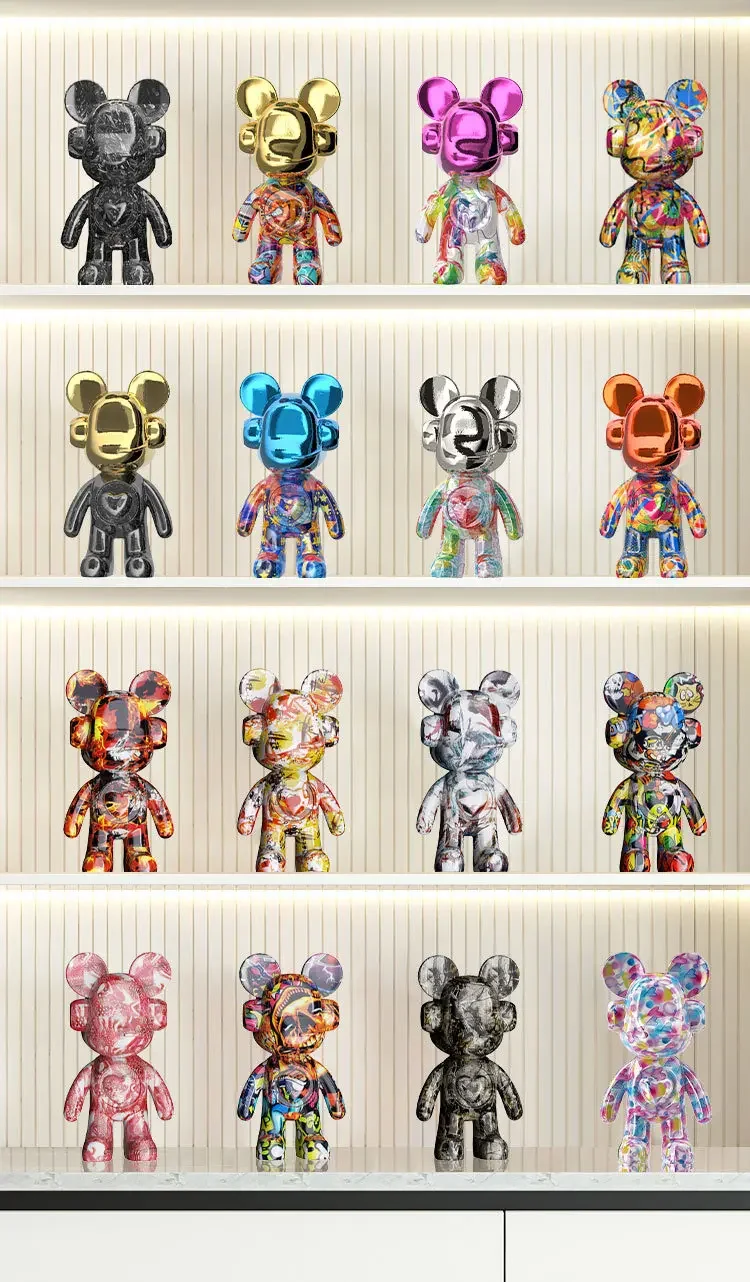 Украшение для гостиной в стиле граффити роскошное украшение из смолы виде