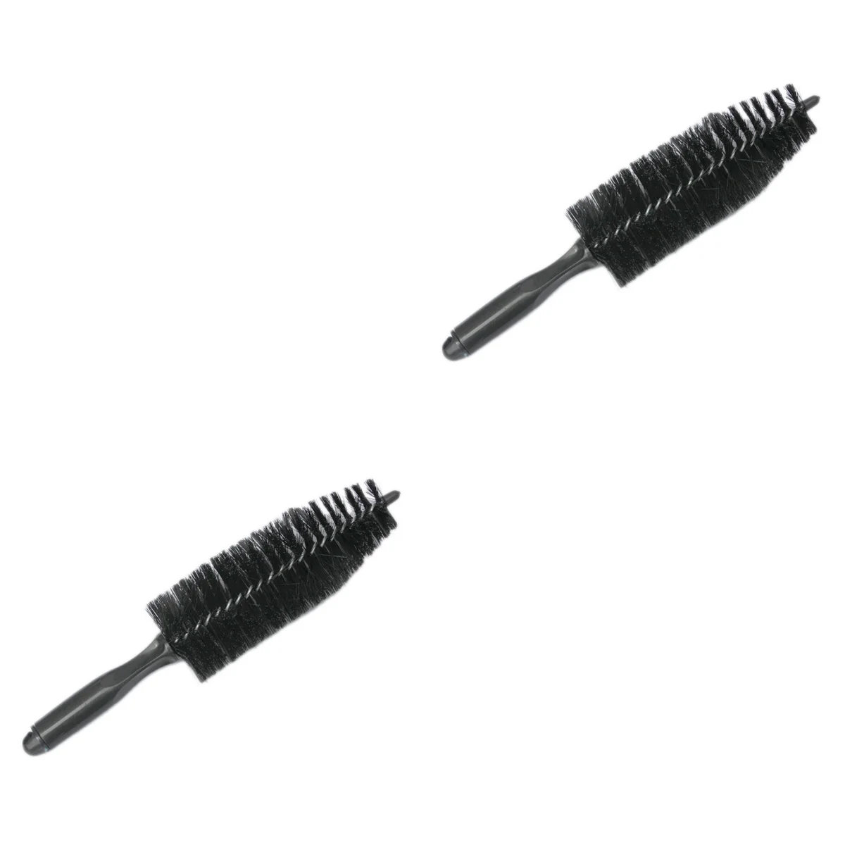 

2pcs Car Cleaning Brusheseseseseseseses Universal Black Truck Car Auto Wheel Tire Rim Tapered Brush Cleaning Tool