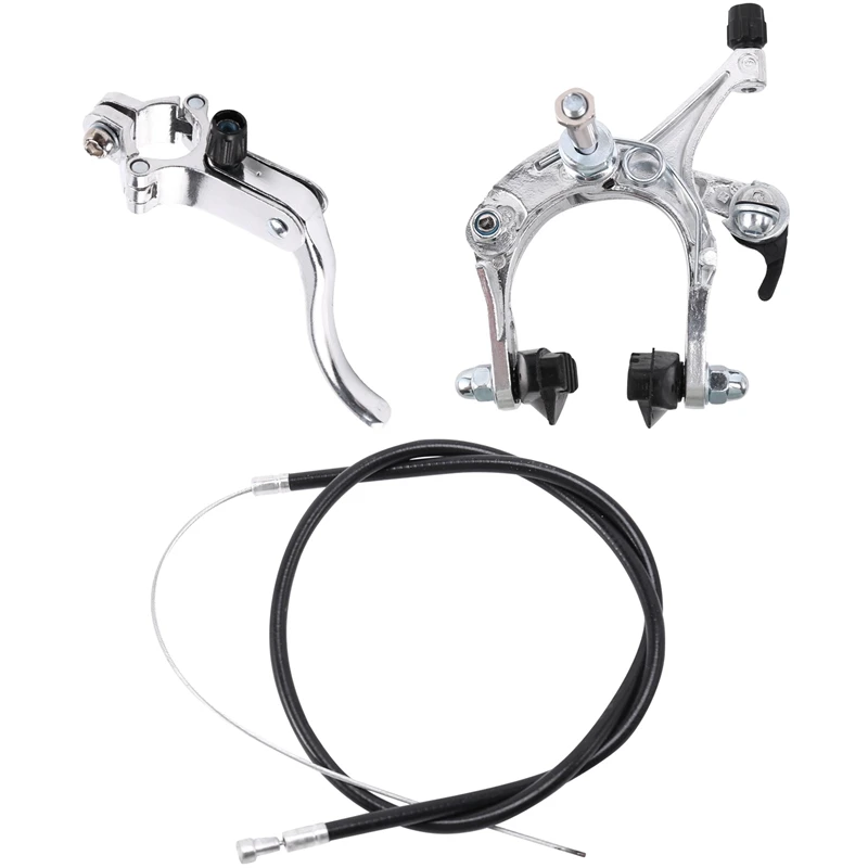 

Dropship-Fixie Road Bike Cruiser Brake Set Bike Brake Kit Bike Caliper Brake Kit Side Pull Brake Set For Most Fixie Bike