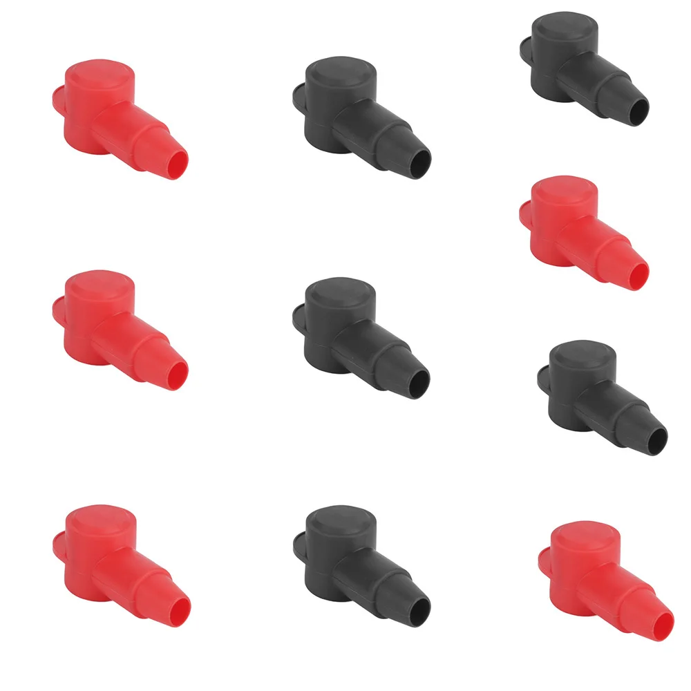 10/6 шт. силиконовые клеммы, защитные колпачки для автомобильного аккумулятора, автомобильные аксессуары, огнестойкая изоляционная оболочка для аккумулятора