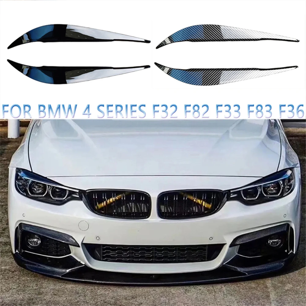 

Глянцевая фара для бровей из АБС-пластика, 2 шт., для BMW 4 серии F32 F33 F36 M4 420d 420i 425d 430i 435i 440i 2013-2021, настройка