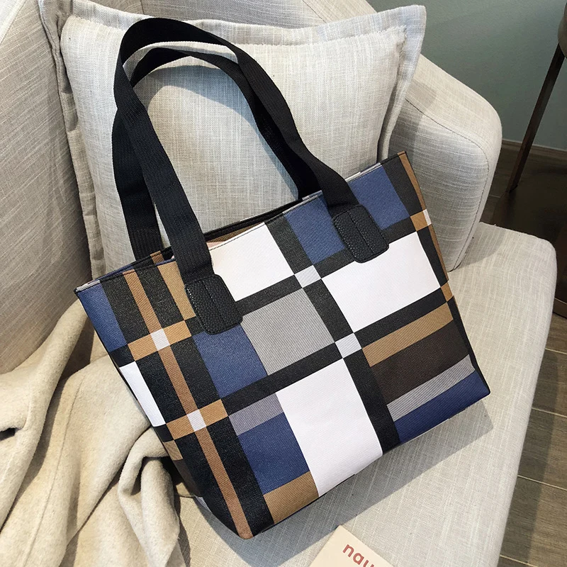 Casual Large Capacity Handbag Totes For Women Big Size Pu Le