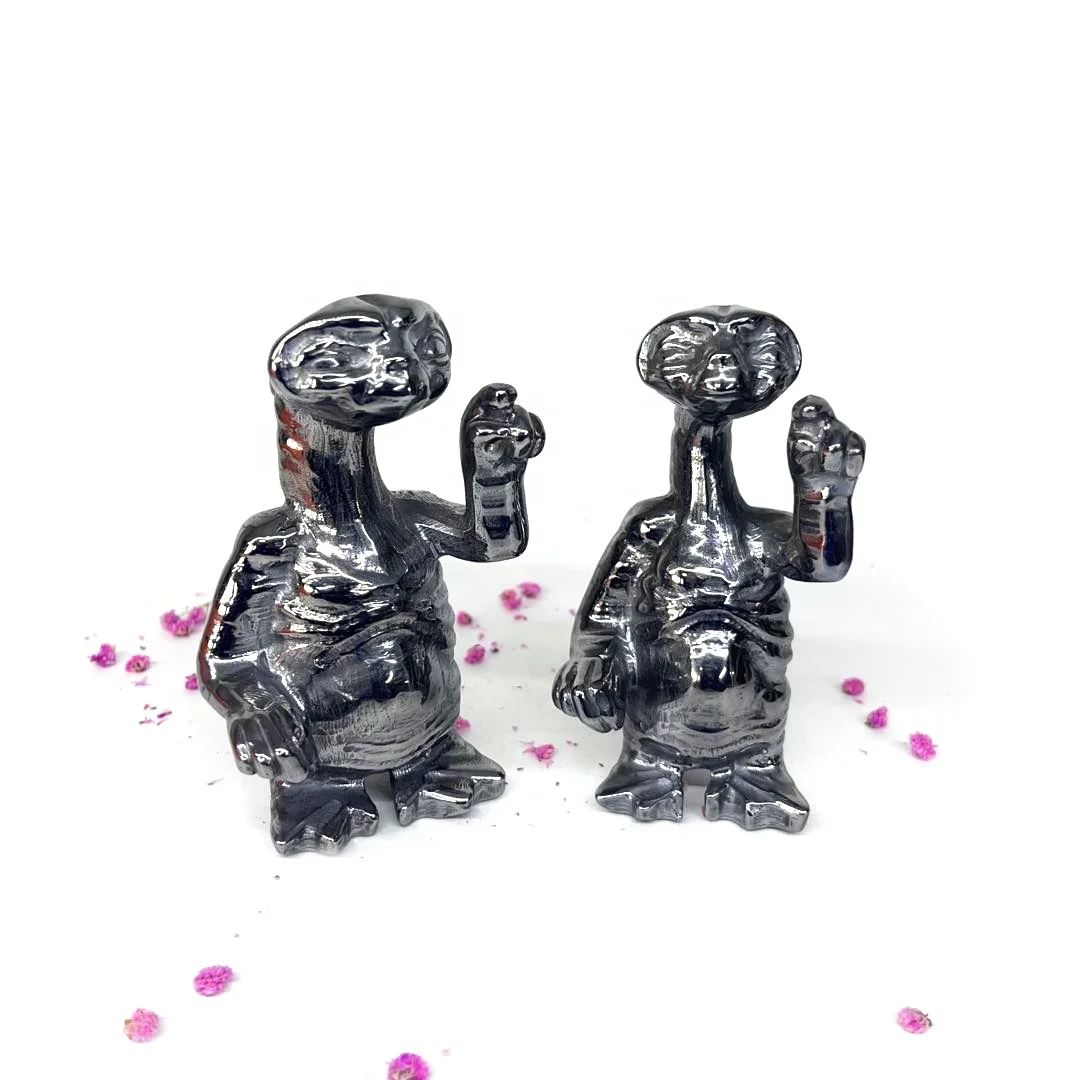 

Wholesale Natural Hand Carved Crystal Sculpture Et Alien Carving For Decor