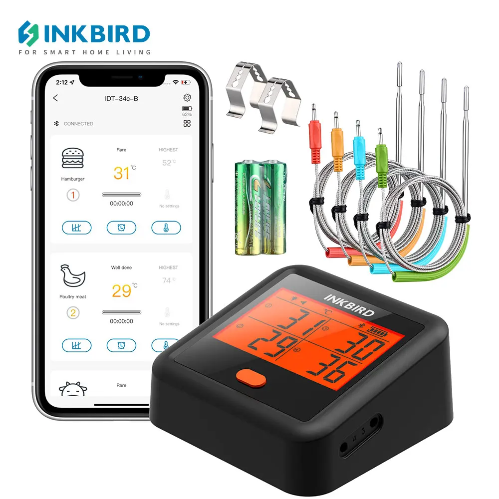 

INKBIRD IDT-34C-B беспроводной термометр для барбекю