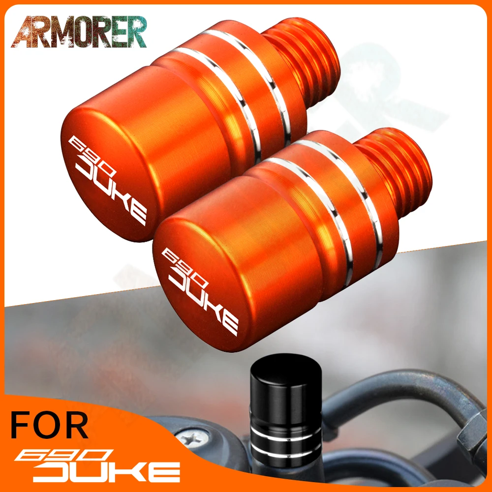 

Rear View Side Mirrors Hole Plug Screws Caps Cover Bolts M10*1.25 Motorcycle Accessories For KTM 690DUKE 690 DUKE DUKE690 - 2016