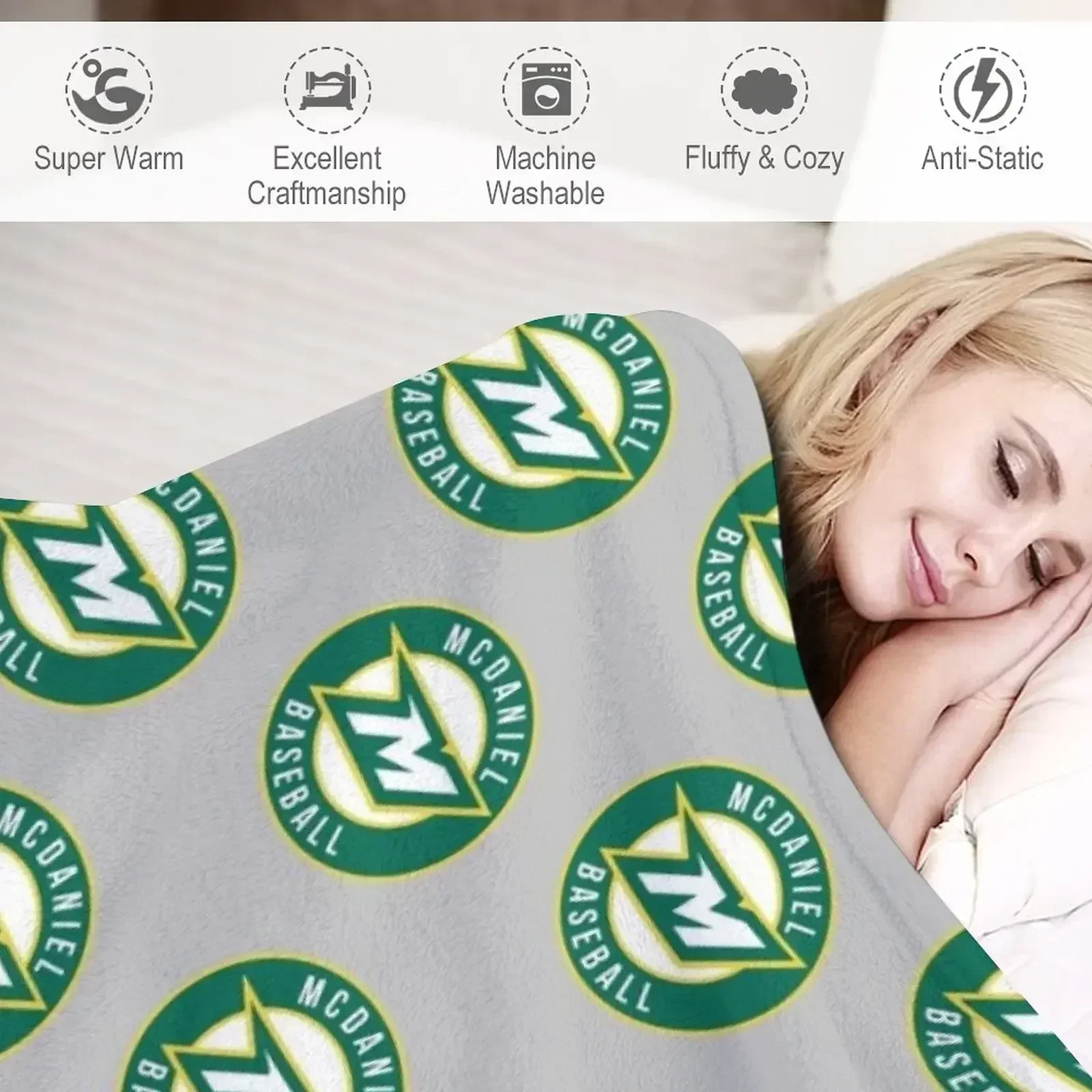 Одеяло для колледжа McDaniel декоративный диван мягкие большие меховые одеяла