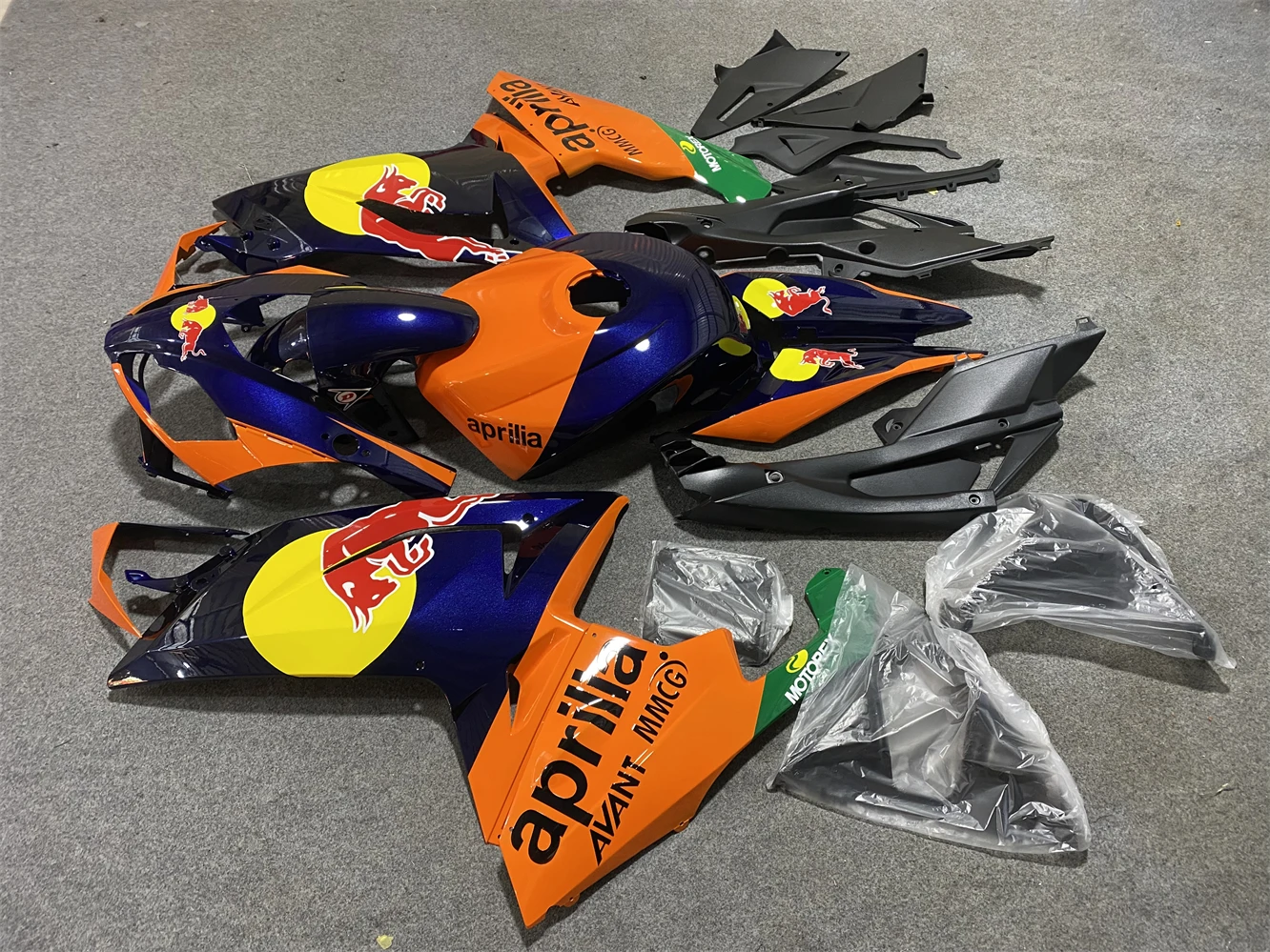 Обтекатель для мотоцикла Apulia RS125 06-11 2006 2007 2008 2009 2010 2011 Синий Оранжевый Зеленый