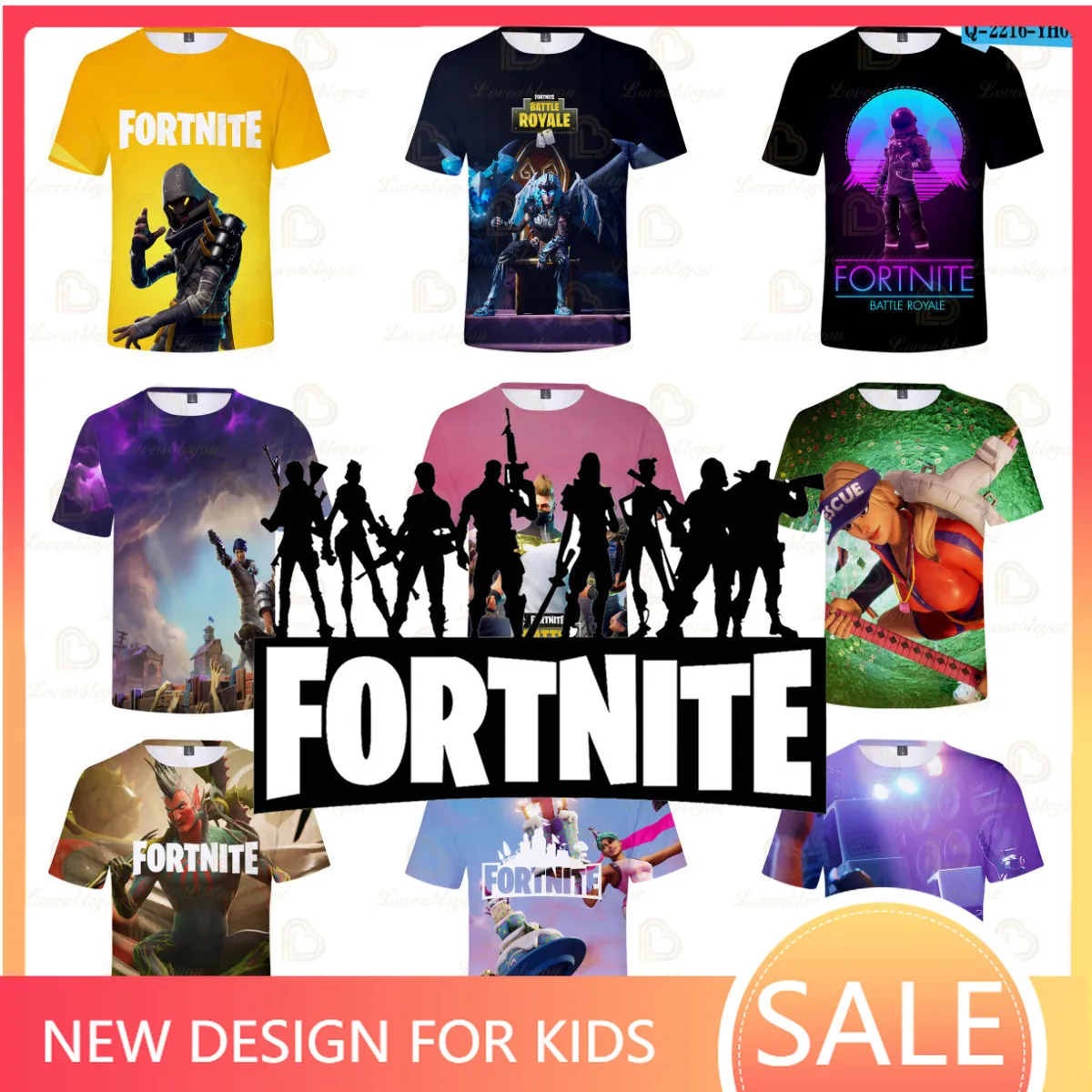 

Fortnite Victory Royal 6 To 19 Years Kids Hero Tshirt Battle Royale 3D T-shirt Boys Girls Cartoon Tops Teen Clothes