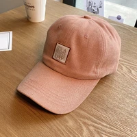 hat female 2022 new spring and summer baseball cap washed cotton retro japanese korean version peaked cap trendy male couple