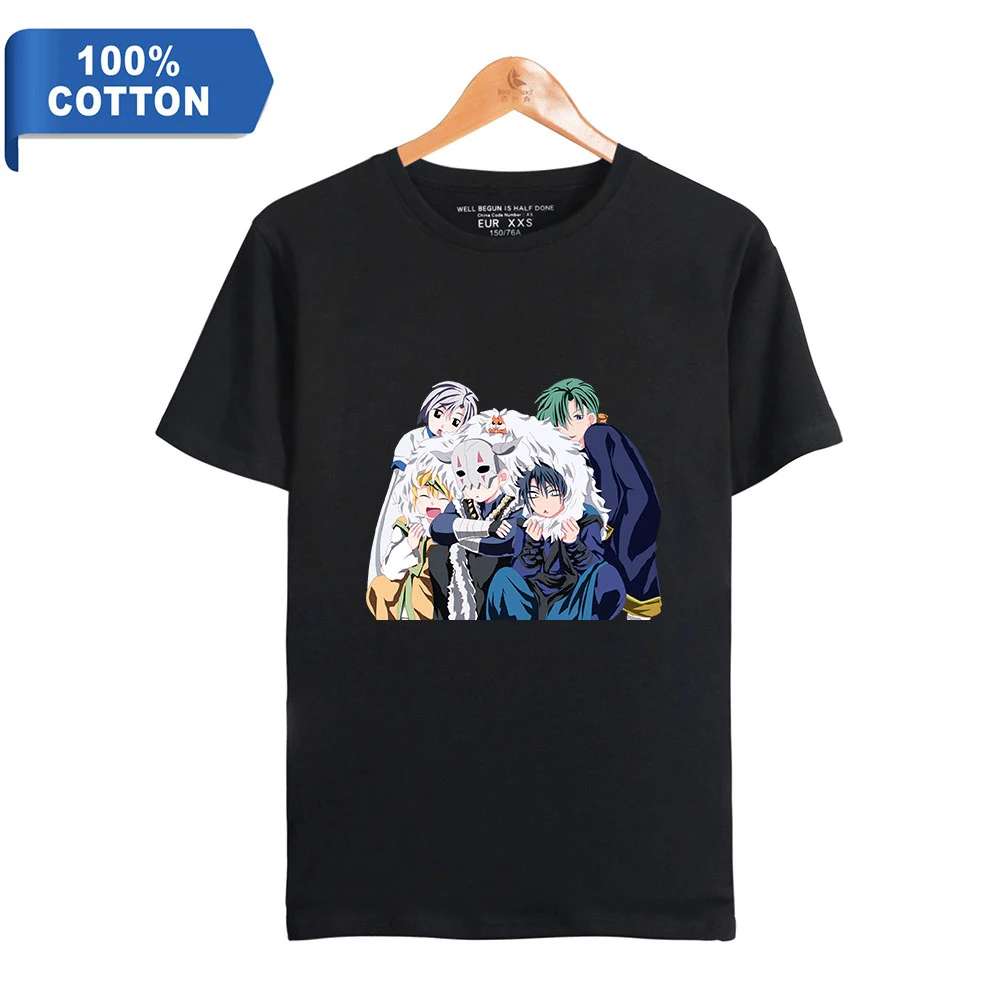 

Футболка Yona of the Dawn мужская с принтом, модная тенниска из 100% хлопка, повседневная майка с короткими рукавами, уличная одежда в стиле Харадзюк...